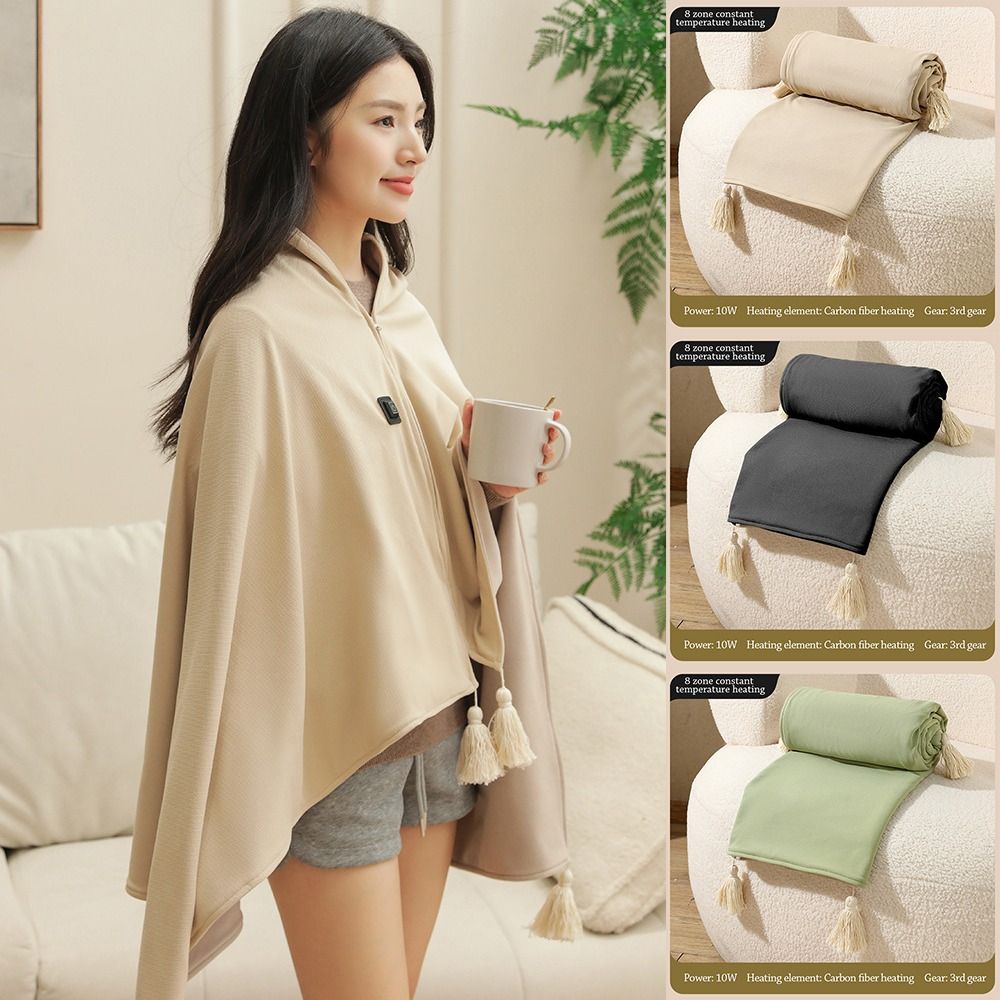 Warm Winter Clothing - Household Wearable USB Electric Heated Blanket