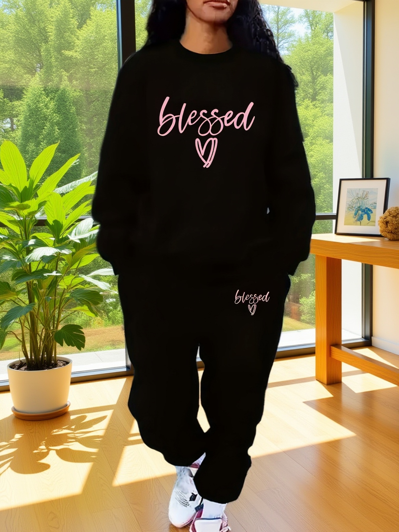 Warm Winter Clothing - Women's Hoodie+Sports Pants Set Hip Hop