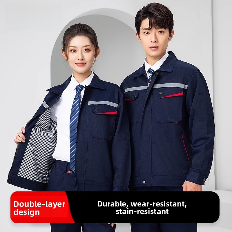 Winter Clothing For - Thiened Double Layer Work orm Set
