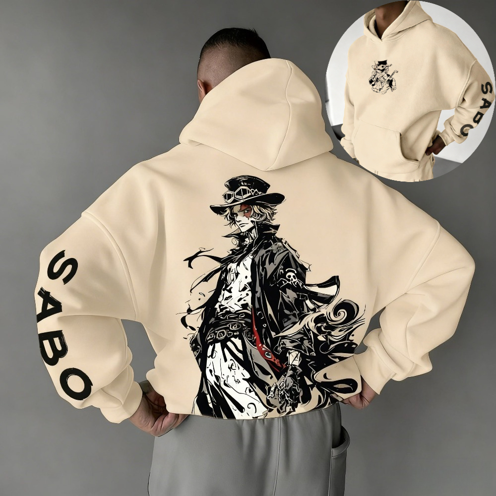 Winter Clothing In Japan - One Piece Men's Hoodie Sweatshirt Sabo