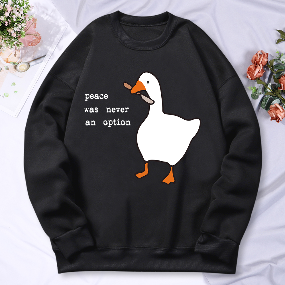 Peace Was Never An Option Goos - Winter Clothing Options reseña y precio