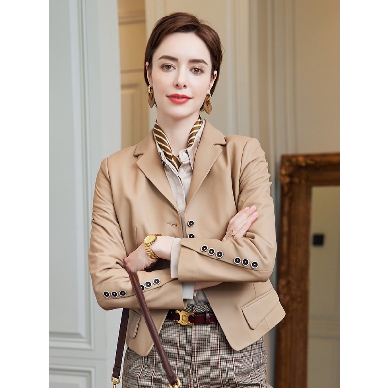 Leather Leather Clothing Women - Quality Winter Clothing Jacket reseña y precio