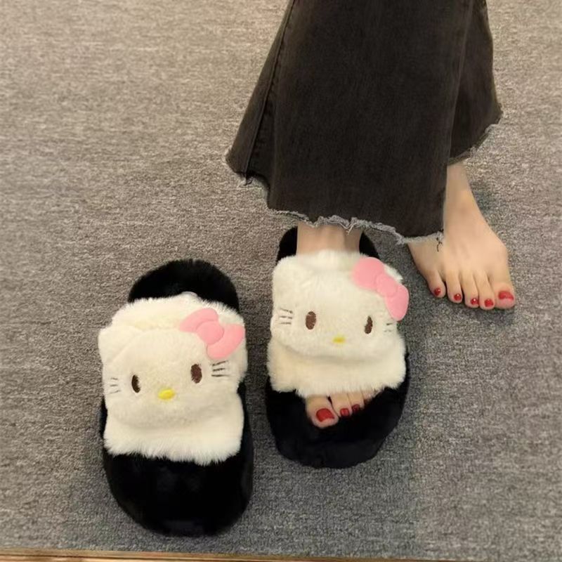 Sanrio Female Plush Slippers A - Winter Clothing In Japan reseña y precio