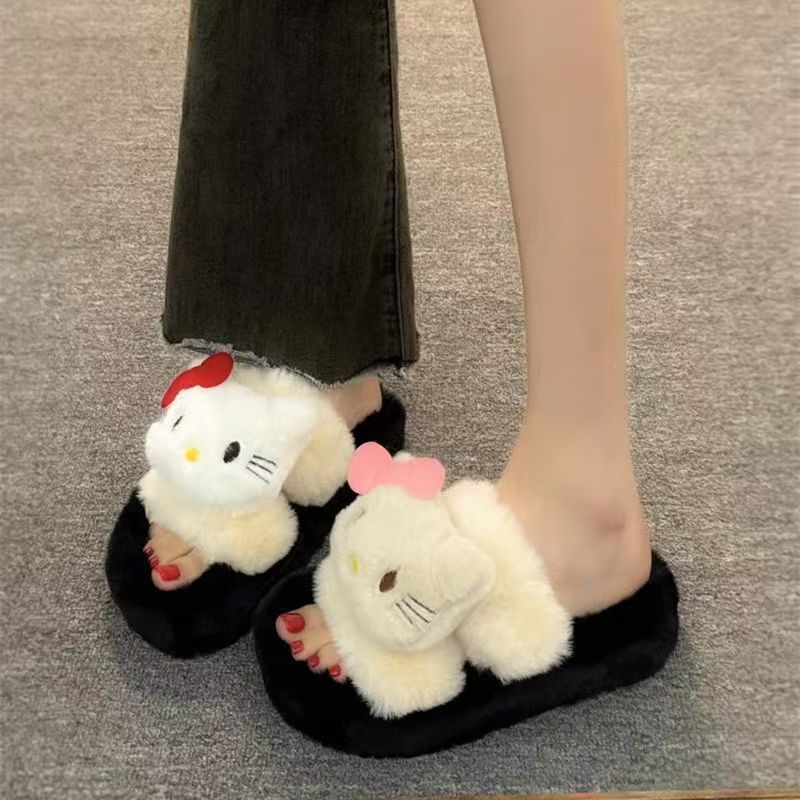 Sanrio Female Plush Slippers A - Winter Clothing In Japan reseña y precio
