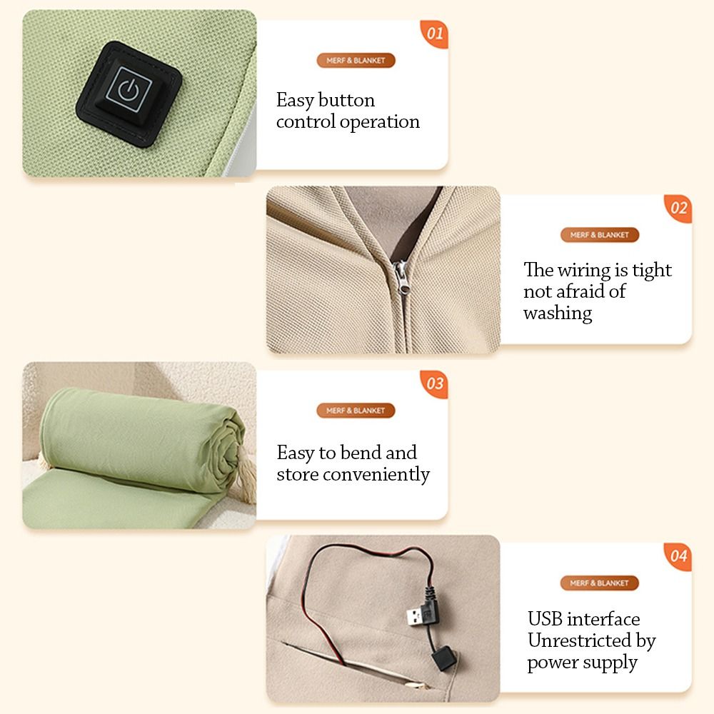 Household Wearable USB Electri - Warm Winter Clothing reseña y precio