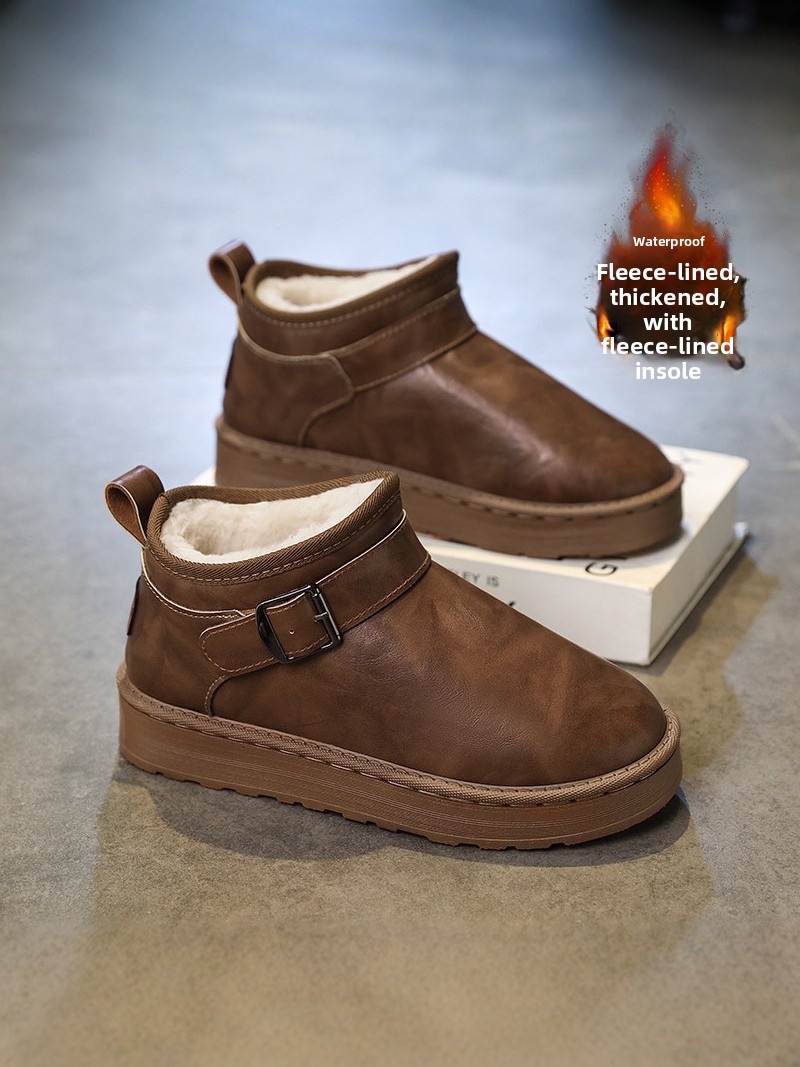 Men's Winter Fleece Lined Snow - Snow Boot Fur Lined reseña y precio