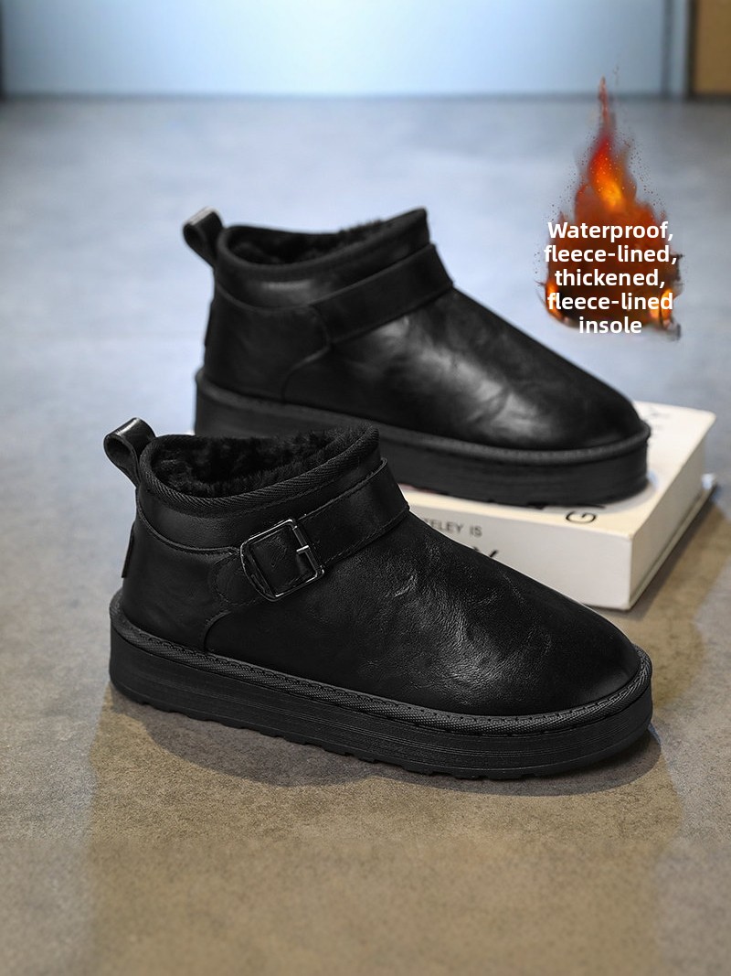 Men's Winter Fleece Lined Snow - Snow Boot Fur Lined reseña y precio