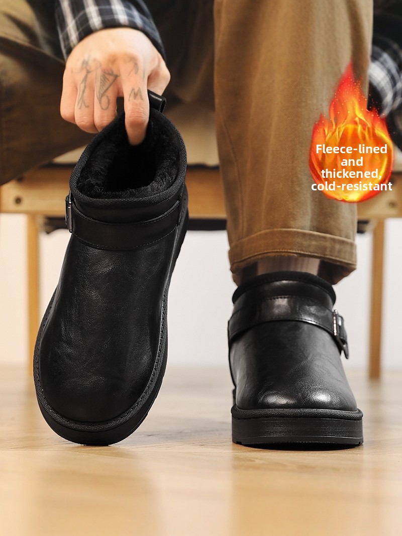 Men's Winter Fleece Lined Snow - Snow Boot Fur Lined reseña y precio