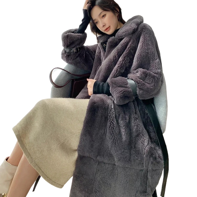 High Quality Real Rex Rabbit F - Quality Winter Clothing Jacket reseña y precio