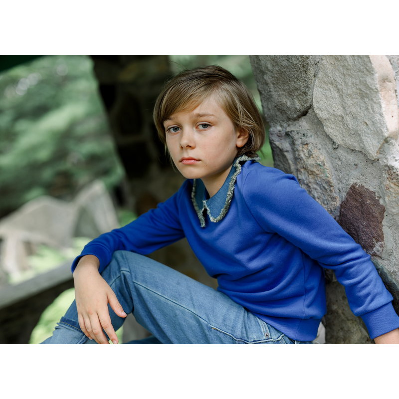 Ali Plus Aw25 Denim Collar Swe - Winter Clothing Baby reseña y precio