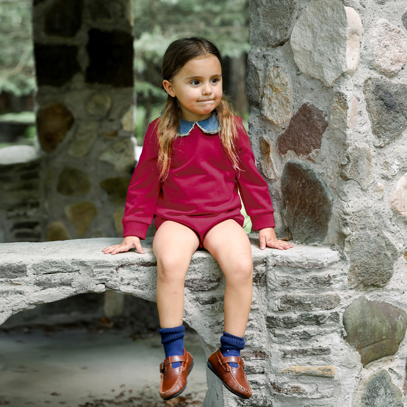 Ali Plus Aw25 Denim Collar Swe - Winter Clothing Baby reseña y precio