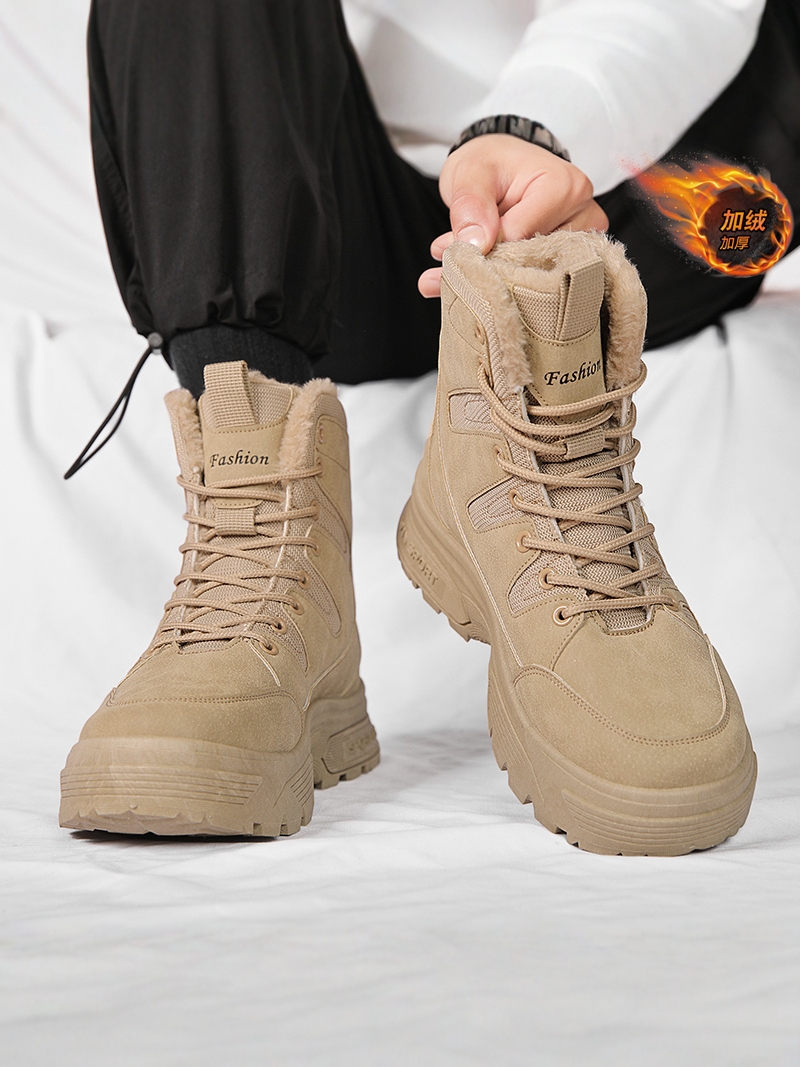 Men's Winter Outdoor Casual Hi - Snow Boot Fur Lined reseña y precio
