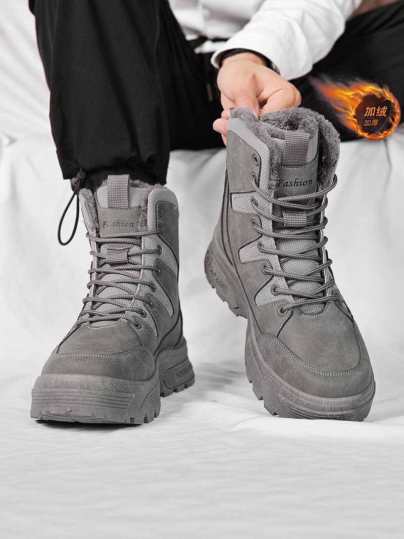 Men's Winter Outdoor Casual Hi - Snow Boot Fur Lined reseña y precio
