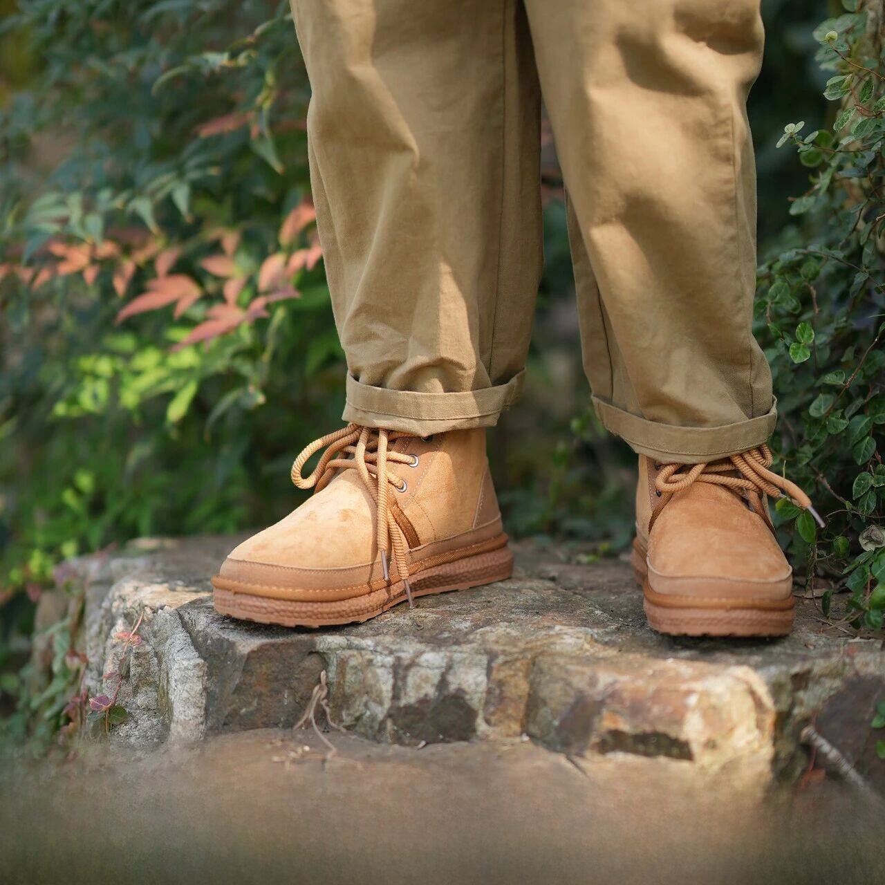 Men's Winter Thickened Fleece  - Snow Boot Fur Lined reseña y precio