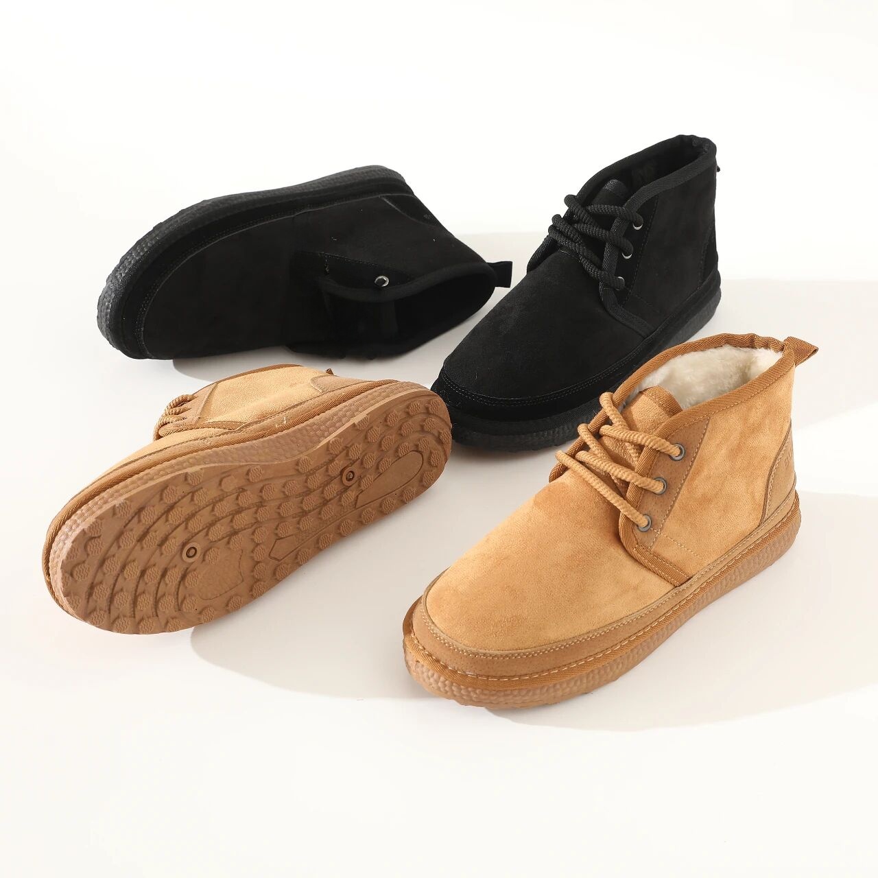 Men's Winter Thickened Fleece  - Snow Boot Fur Lined reseña y precio