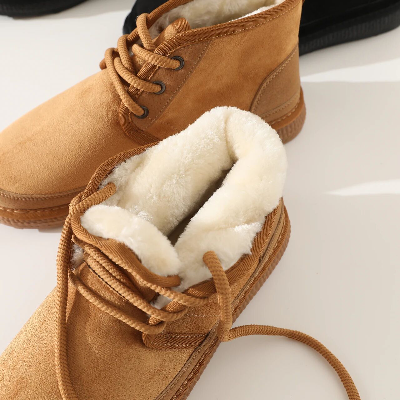 Men's Winter Thickened Fleece  - Snow Boot Fur Lined reseña y precio