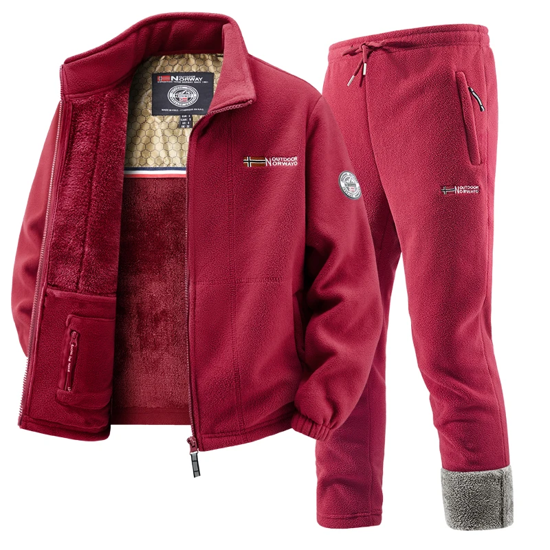 Mens Winter Fleece Tracksuit S - Warm Winter Clothing reseña y precio
