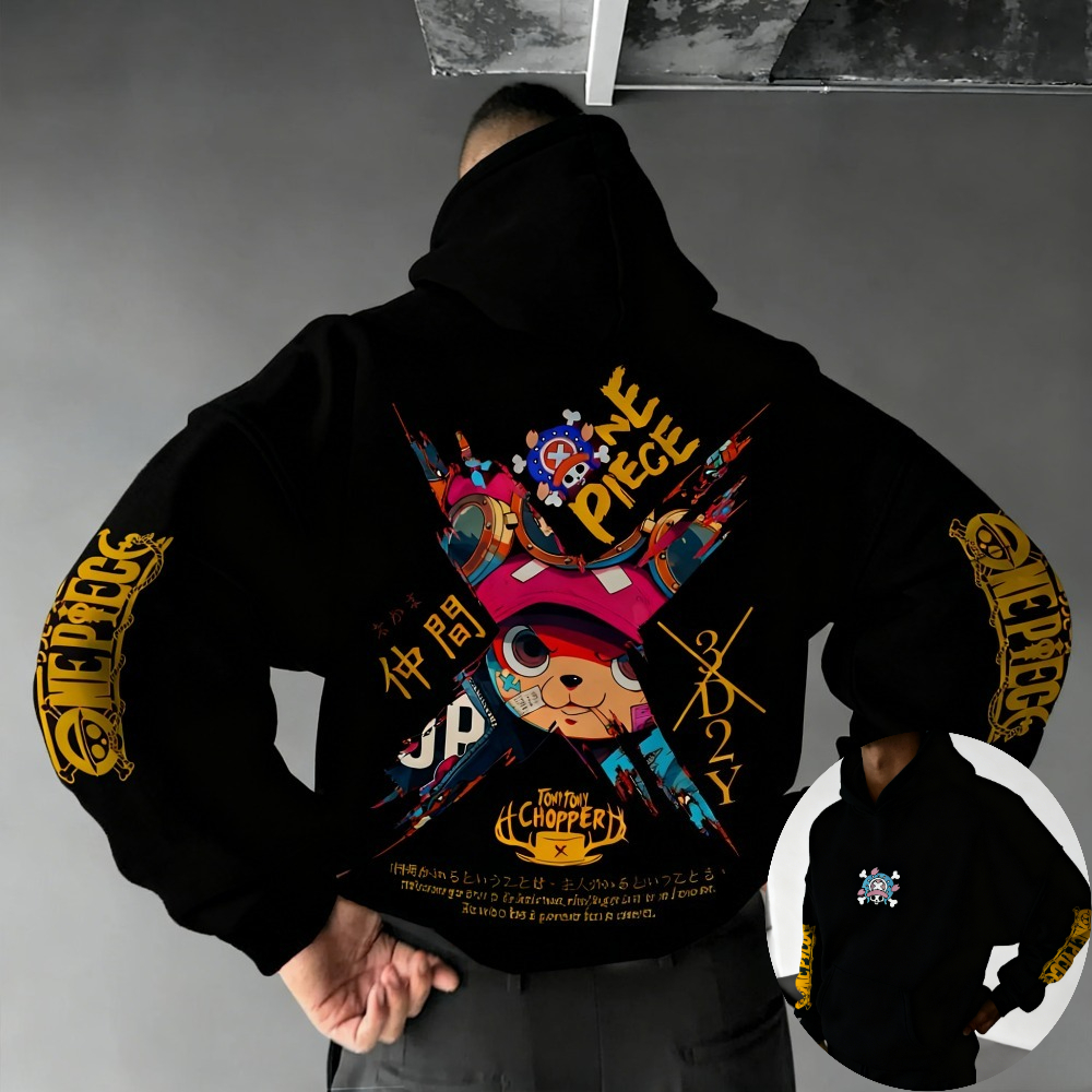 One Piece Men's Hoodie Sweatsh - Winter Clothing In Japan reseña y precio