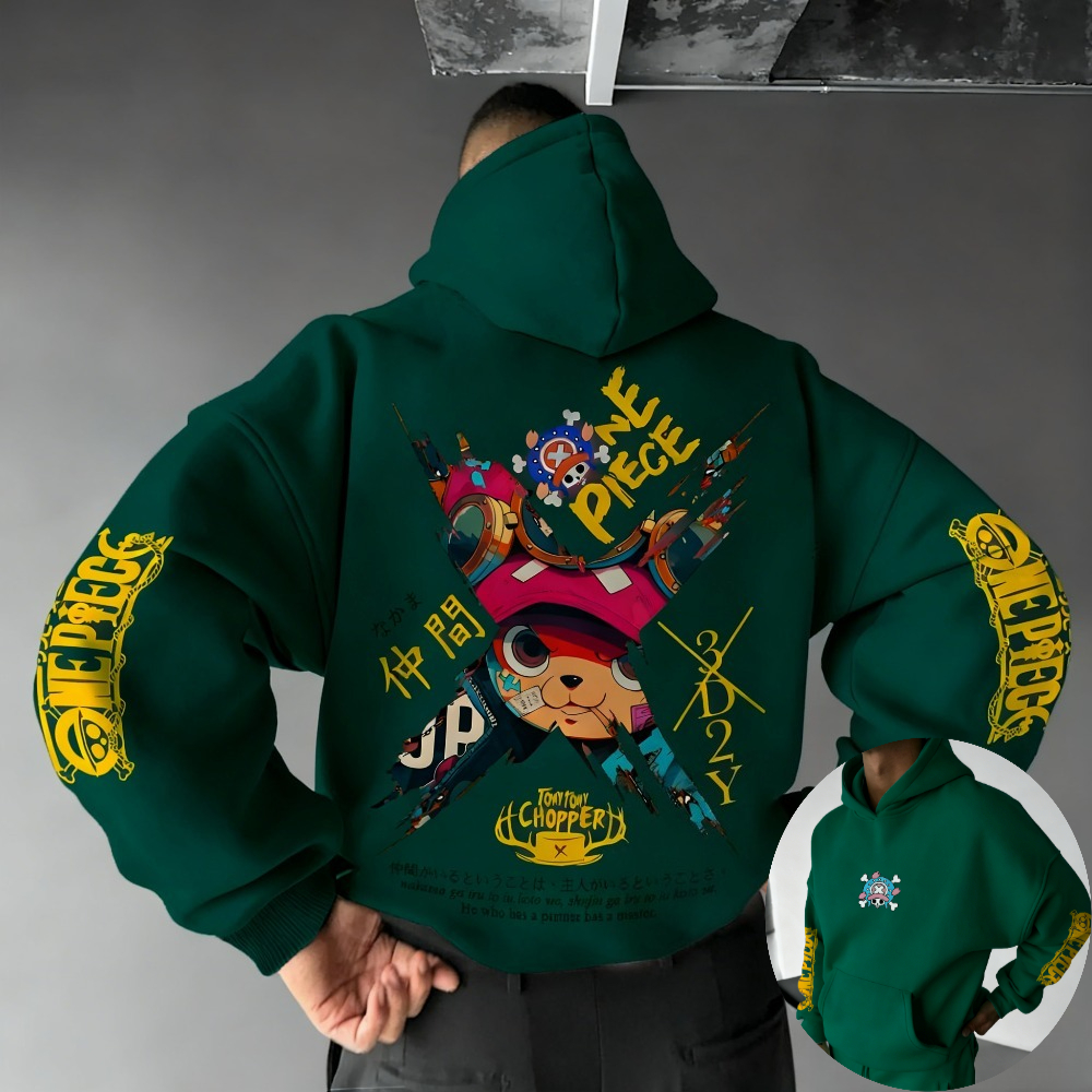 One Piece Men's Hoodie Sweatsh - Winter Clothing In Japan reseña y precio
