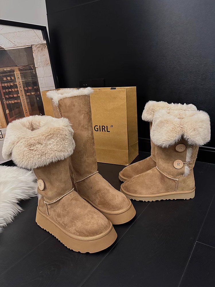 Winter Plush Lined Extra Warm  - Snow Boot Fur Lined reseña y precio