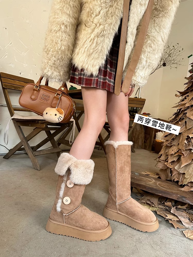 Winter Plush Lined Extra Warm  - Snow Boot Fur Lined reseña y precio