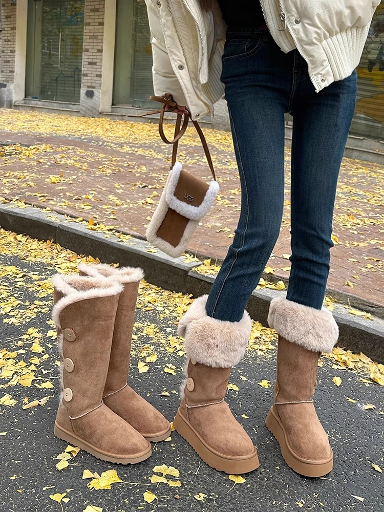 Winter Plush Lined Extra Warm  - Snow Boot Fur Lined reseña y precio