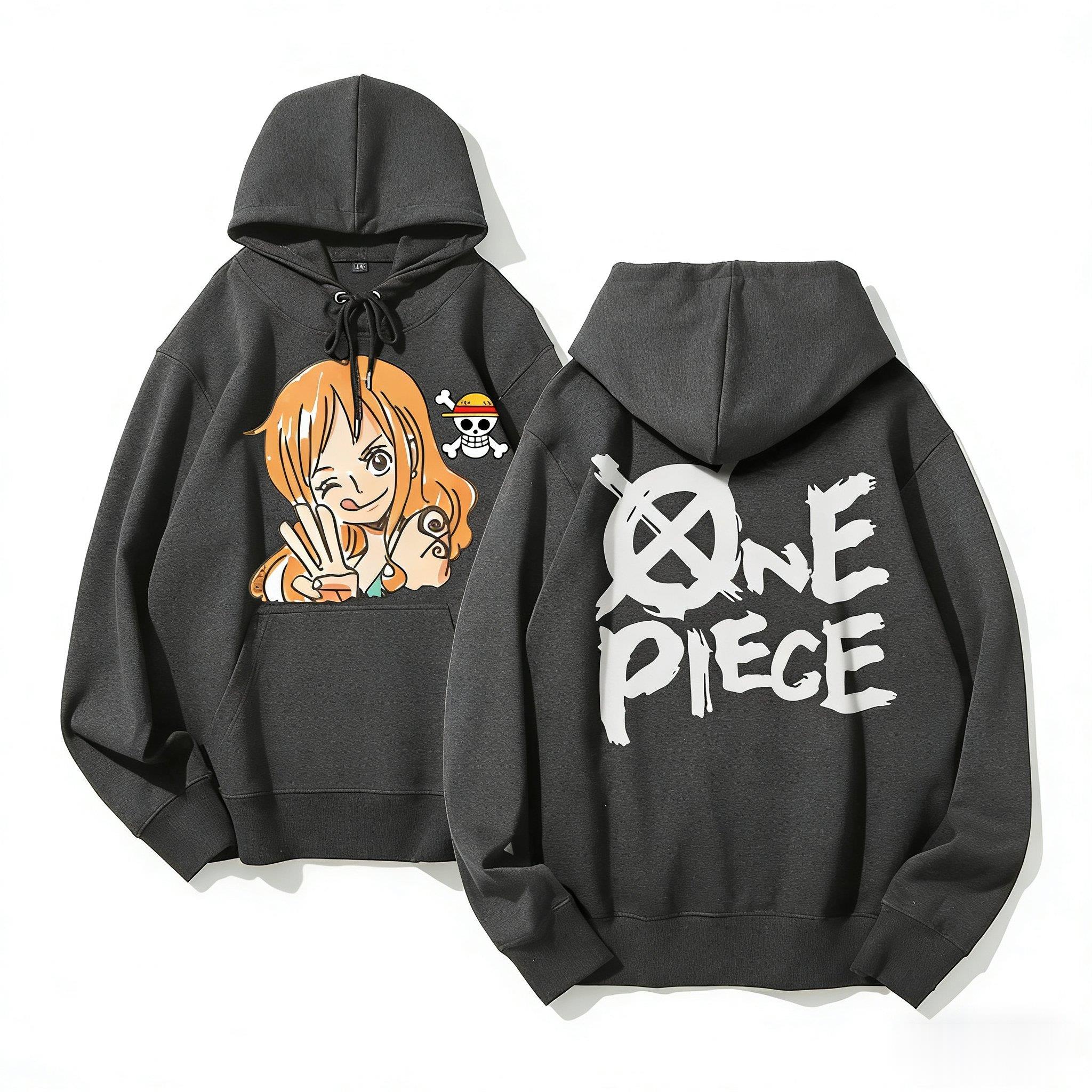 One Piece Nami Anime Hoodie Me - Winter Clothing In Japan reseña y precio