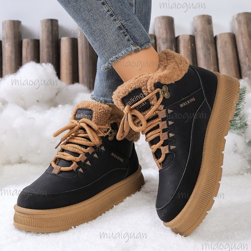 Plus Size 36-41 Winter Snow Bo - Snow Boot Fur Lined reseña y precio