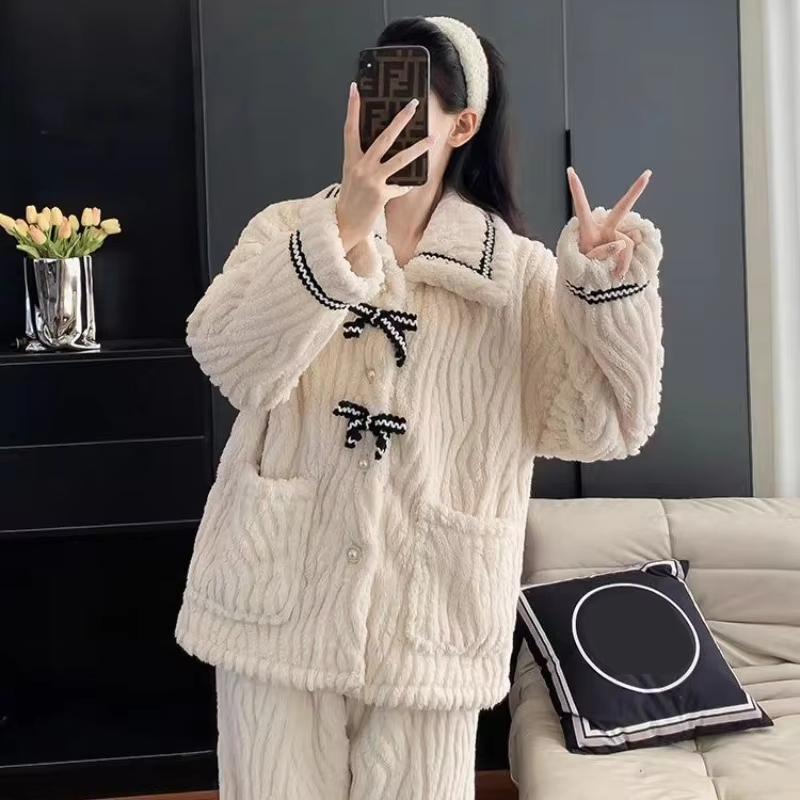 2Pcs/set women's pajamas autum - Winter Clothing For reseña y precio