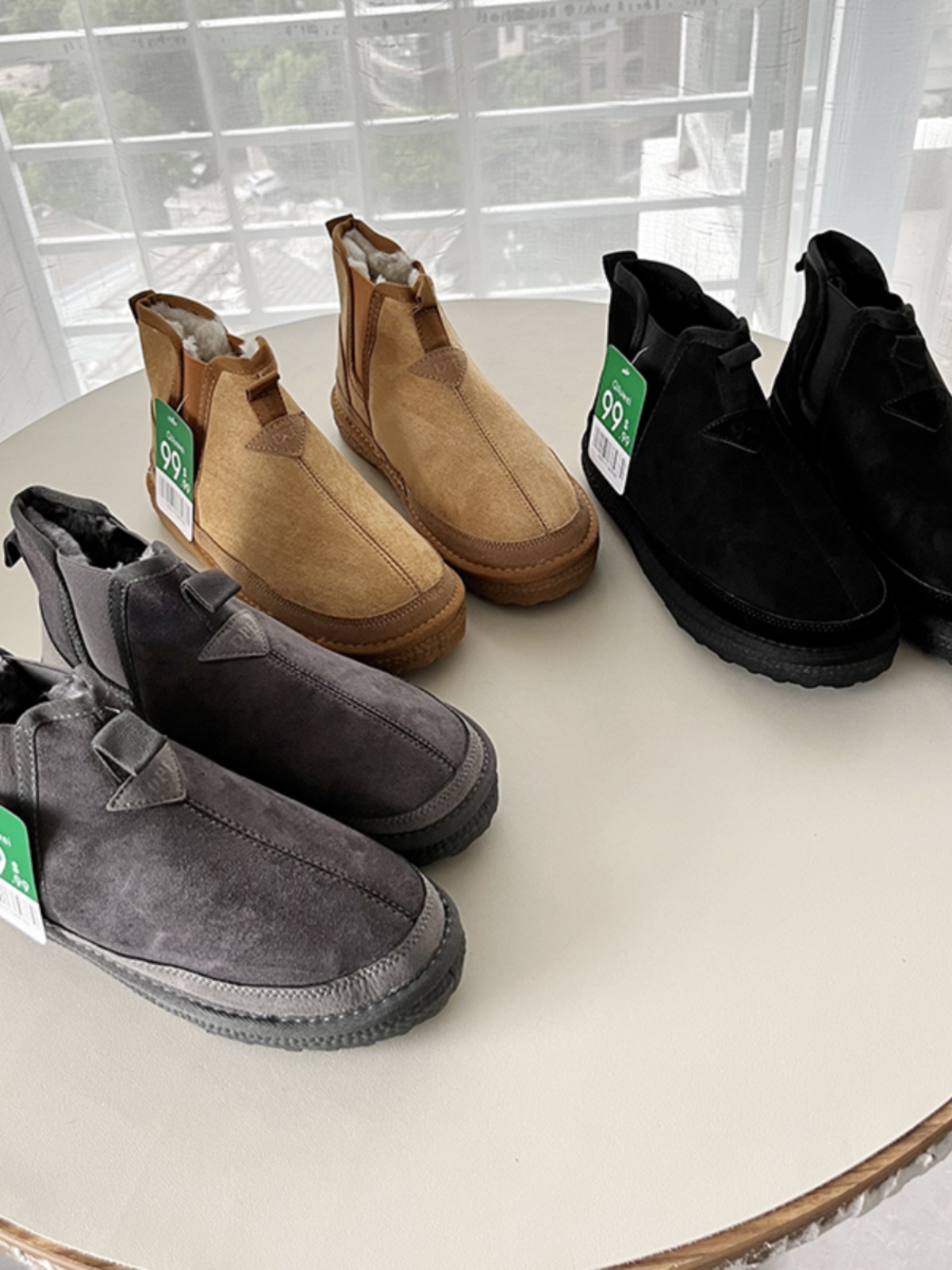 Thickened Fleece Lined Fur Men - Snow Boot Fur Lined reseña y precio