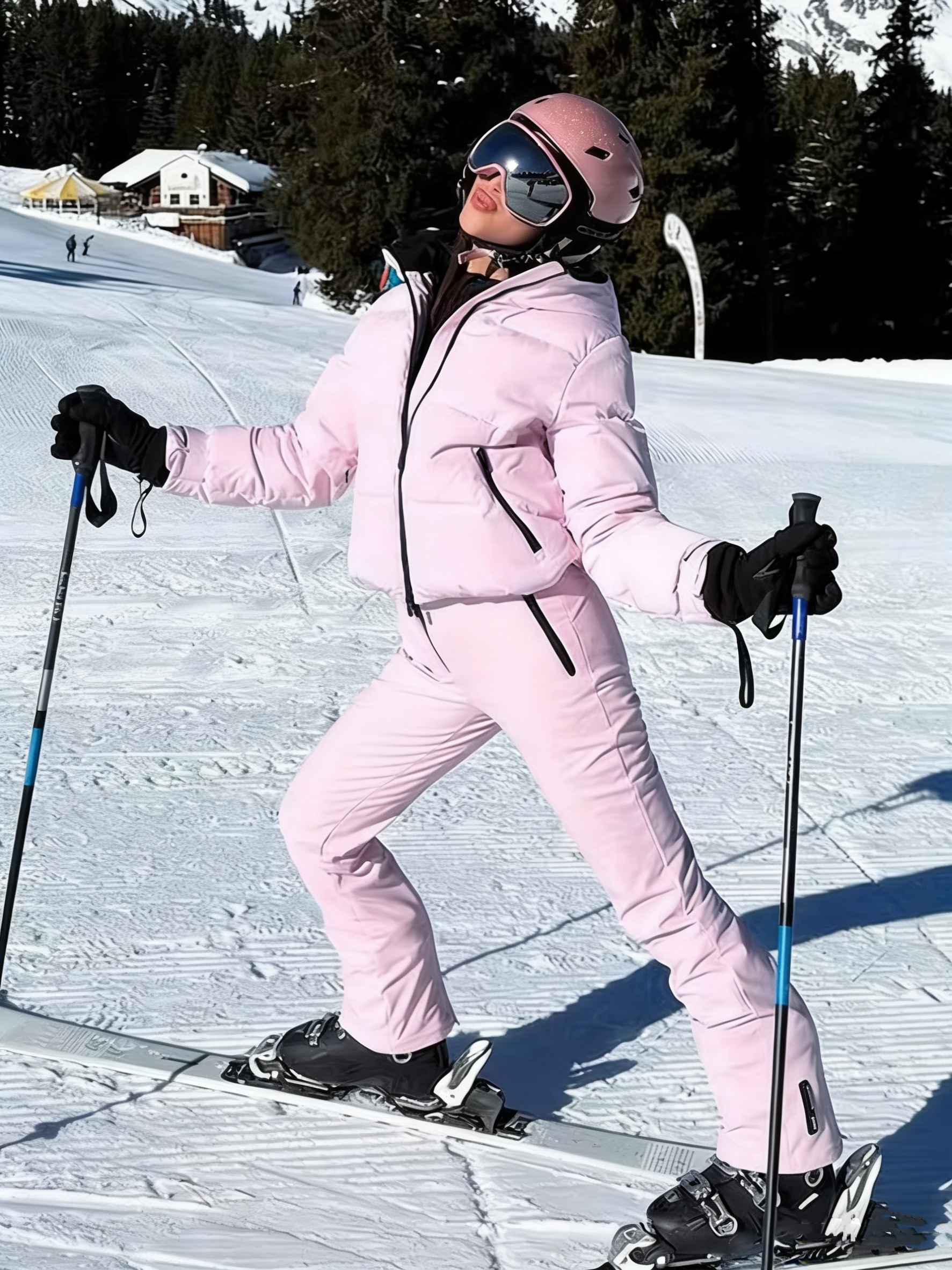 Winter Pink Thicken Warm Women - Winter Clothing For reseña y precio