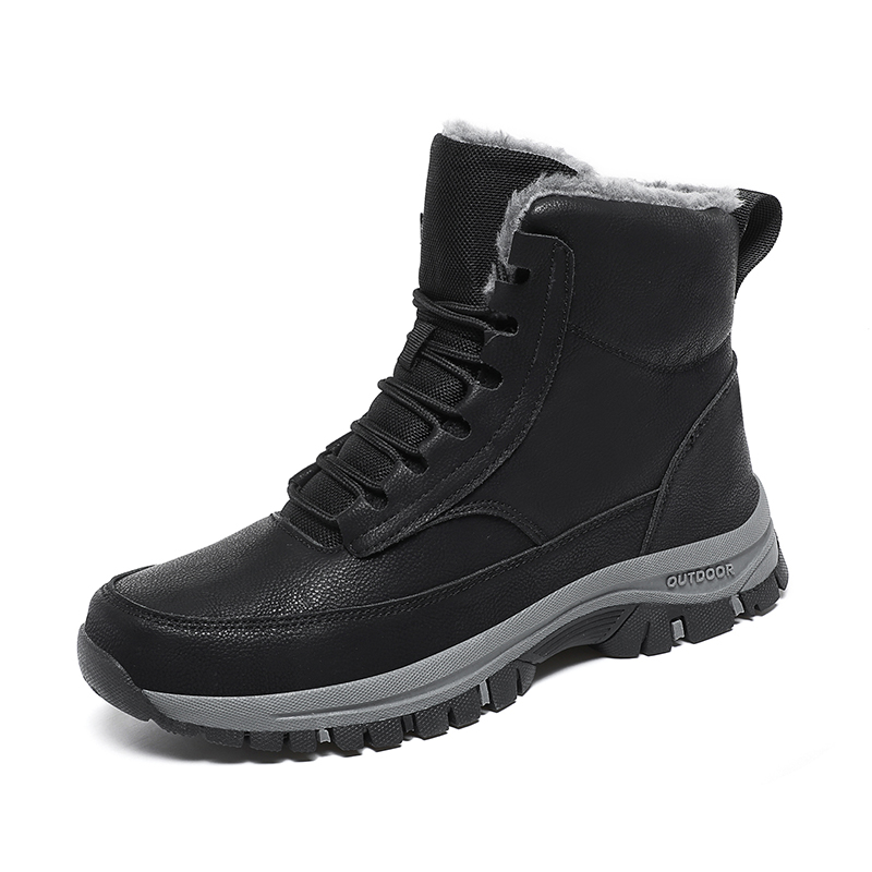 Men's Casual Hiking Boots Non- - Snow Boot Fur Lined reseña y precio