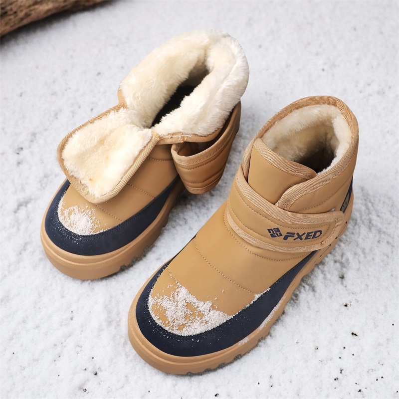 Autumn and Winter Warm Fur Men - Snow Boot Fur Lined reseña y precio