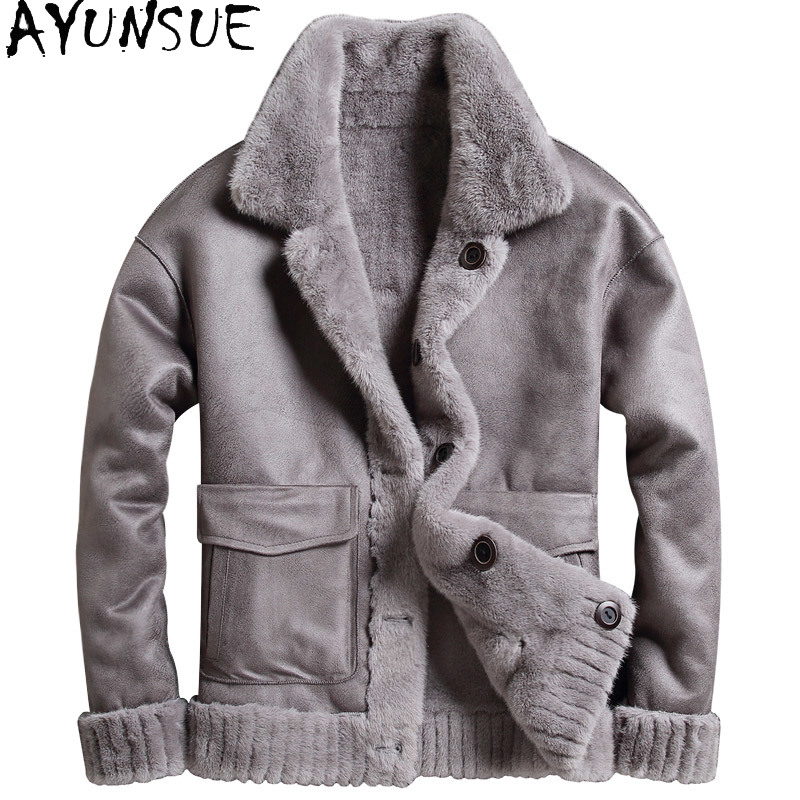 AYUNSUE Winter Faux Mink Fur M - Quality Winter Clothing Jacket reseña y precio