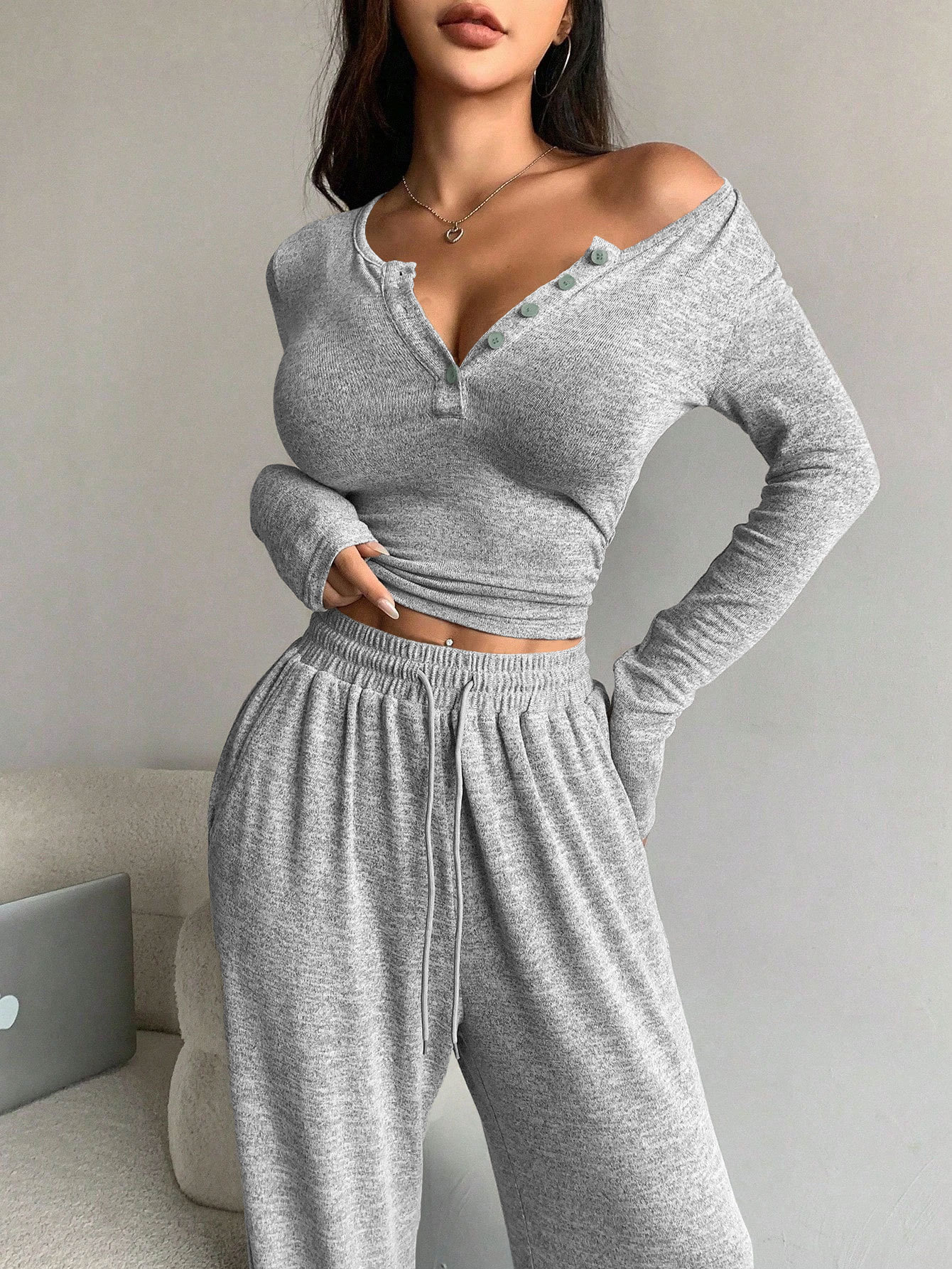 Women's Suit Warm Pajamas for  - Winter Clothing For reseña y precio