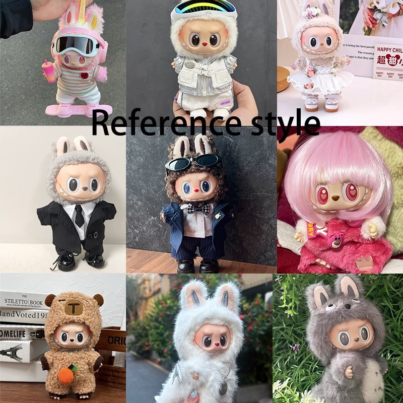 15 17cm For Labubu Doll Blind  - Winter Clothing Baby reseña y precio