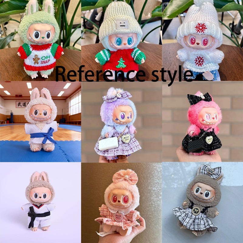 15 17cm For Labubu Doll Blind  - Winter Clothing Baby reseña y precio