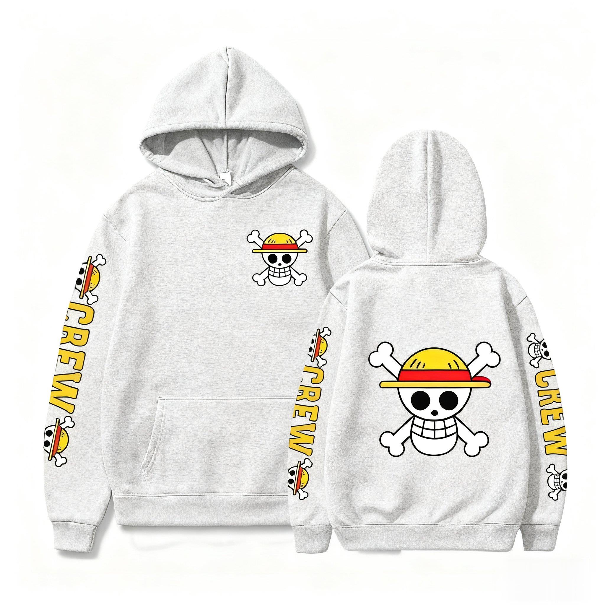One Piece Skull Print Hoodie M - Winter Clothing In Japan reseña y precio
