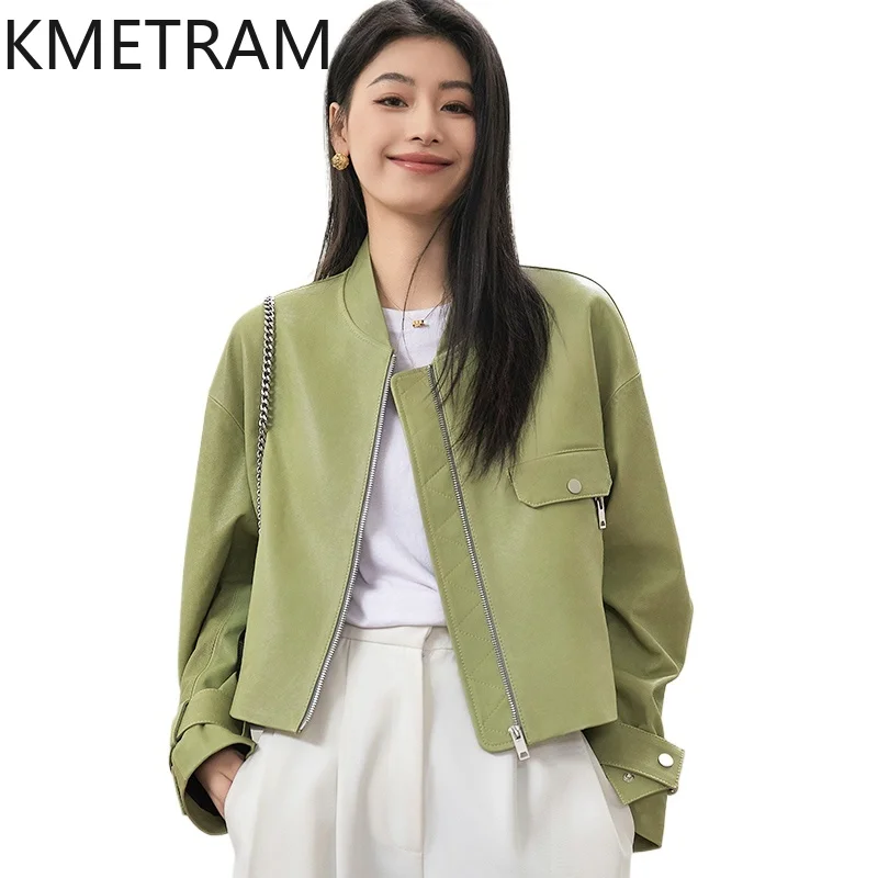 Real Sheepskin Leather Jacket  - Quality Winter Clothing Jacket reseña y precio