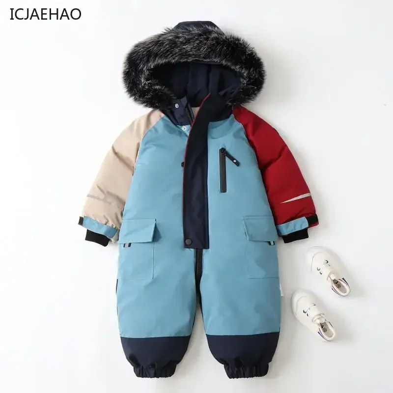 2025 Children Jumpsuits Thick  - Winter Clothing Baby reseña y precio