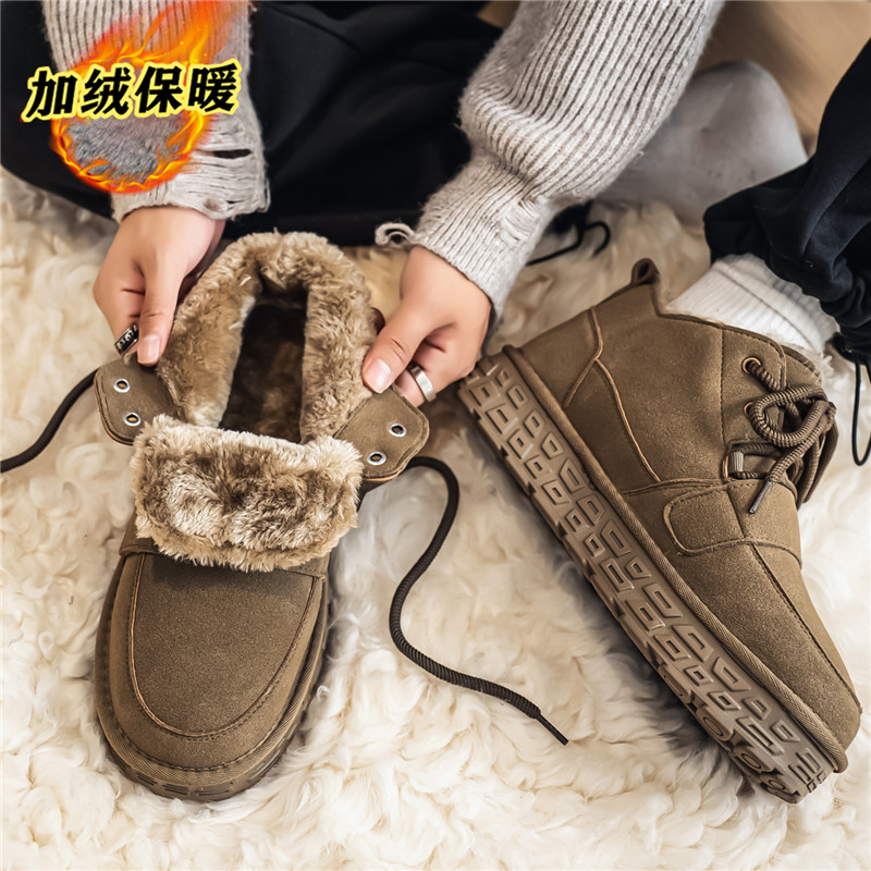 Winter Plush Snow Boots for Ma - Snow Boot Fur Lined reseña y precio