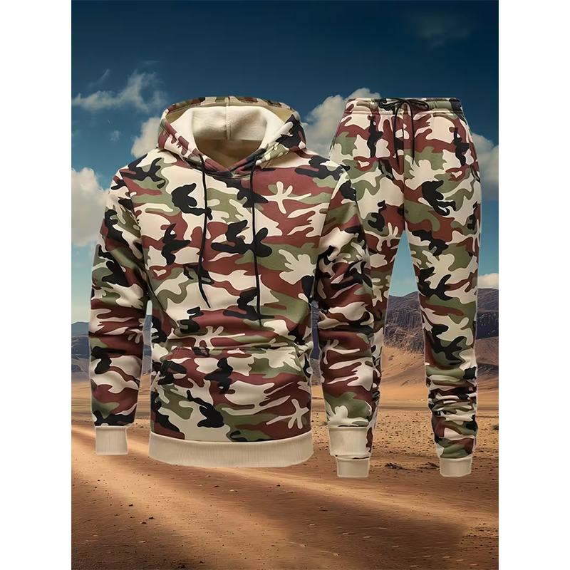 Autumn Camouflage 3D Print Hoo - Winter Clothing For reseña y precio