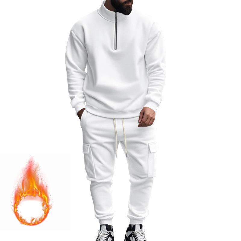 Men's Autumn Winter Fleece Lin - Winter Clothing For reseña y precio