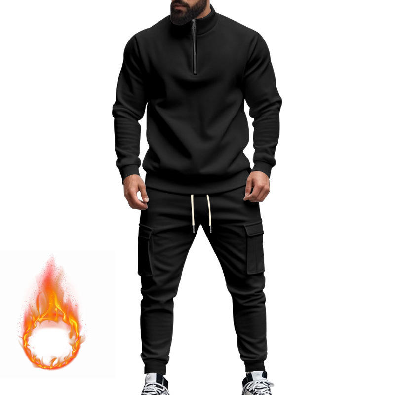 Men's Autumn Winter Fleece Lin - Winter Clothing For reseña y precio