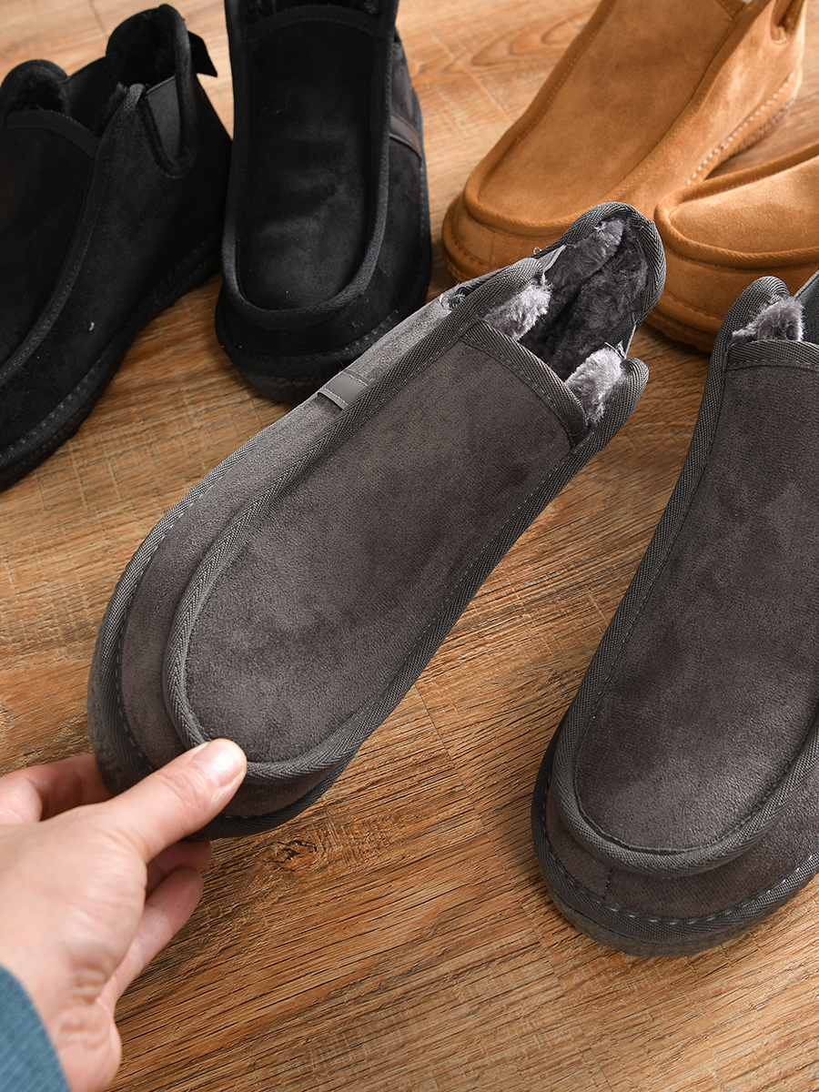 Fleece Lined Snow Boots Men's  - Snow Boot Fur Lined reseña y precio