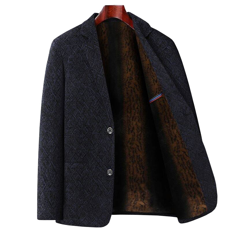 New Autumn Winter Men Fleece W - Quality Winter Clothing Jacket reseña y precio