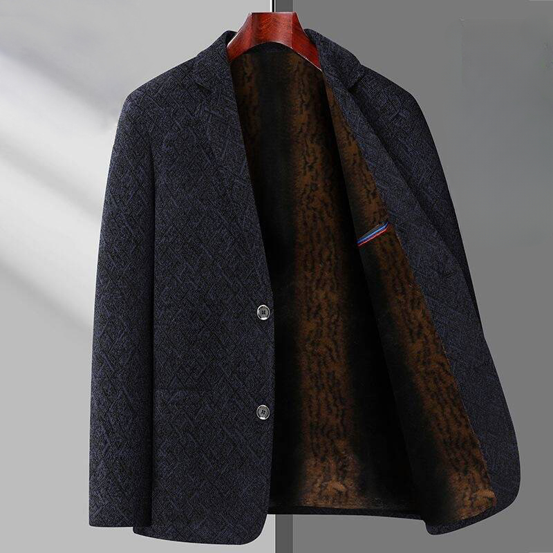 New Autumn Winter Men Fleece W - Quality Winter Clothing Jacket reseña y precio