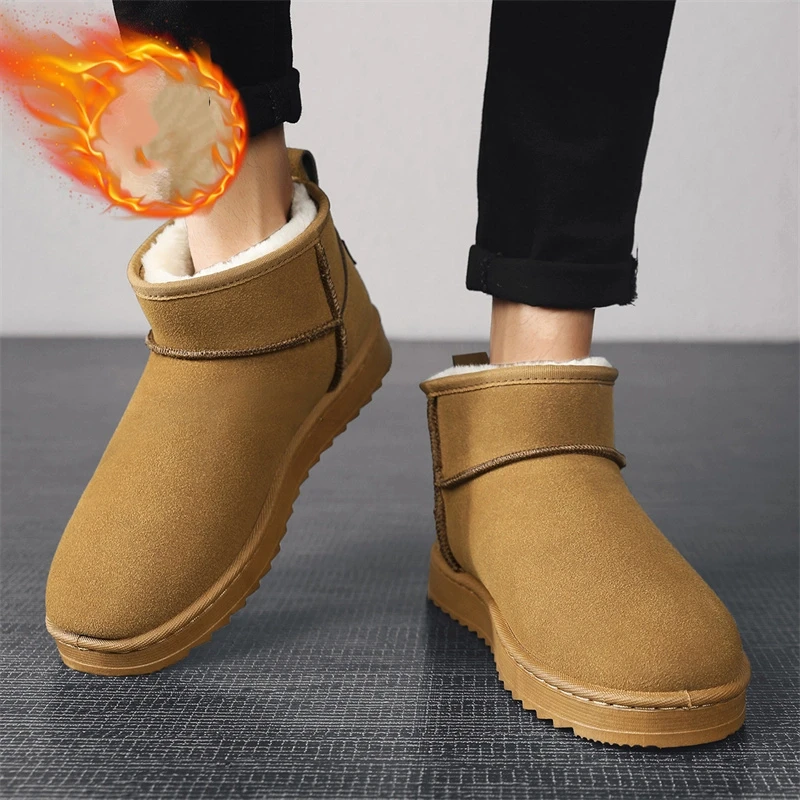 New Brown Suede Mini Boots for - Snow Boot Fur Lined reseña y precio