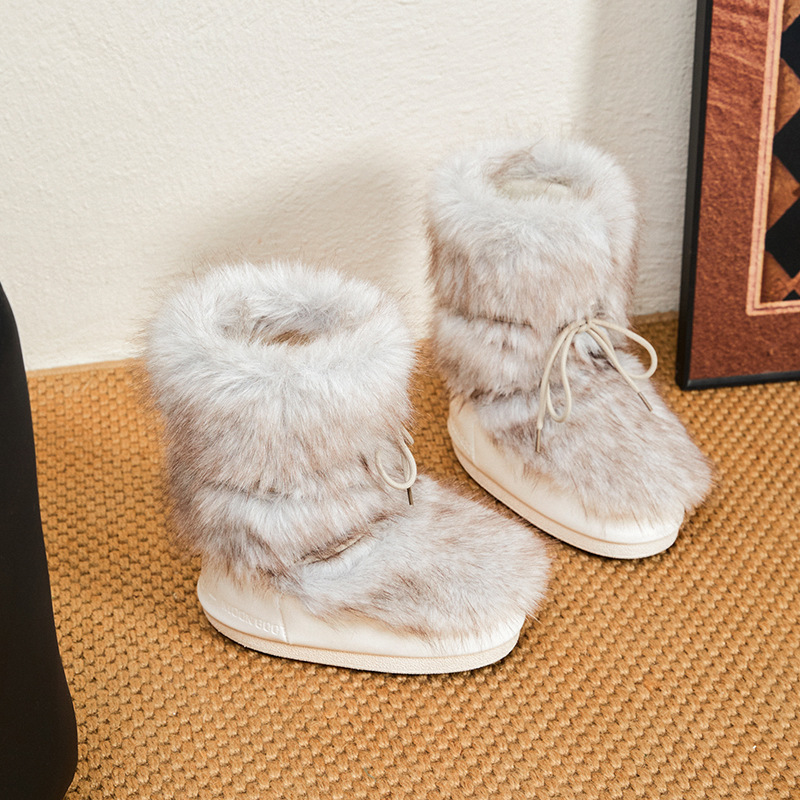 Winter Women Fashion Moon Boot - Snow Boot Fur Lined reseña y precio