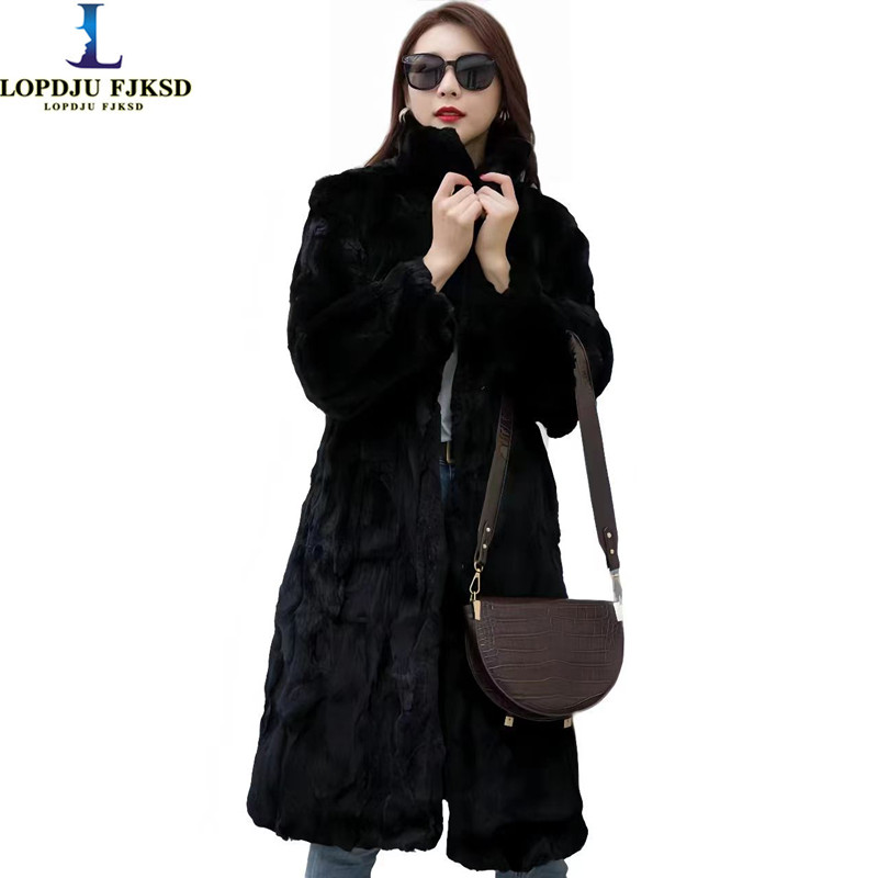 Real Rex Rabbit Fur Coat for W - Quality Winter Clothing Jacket reseña y precio